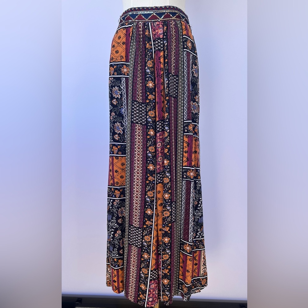 Jaase by Anthropologie Women’s Patchwork Palazzo Pants Sequins Size Small